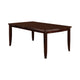 Transitional Dining Table Espresso Brown FOA-CM3336T