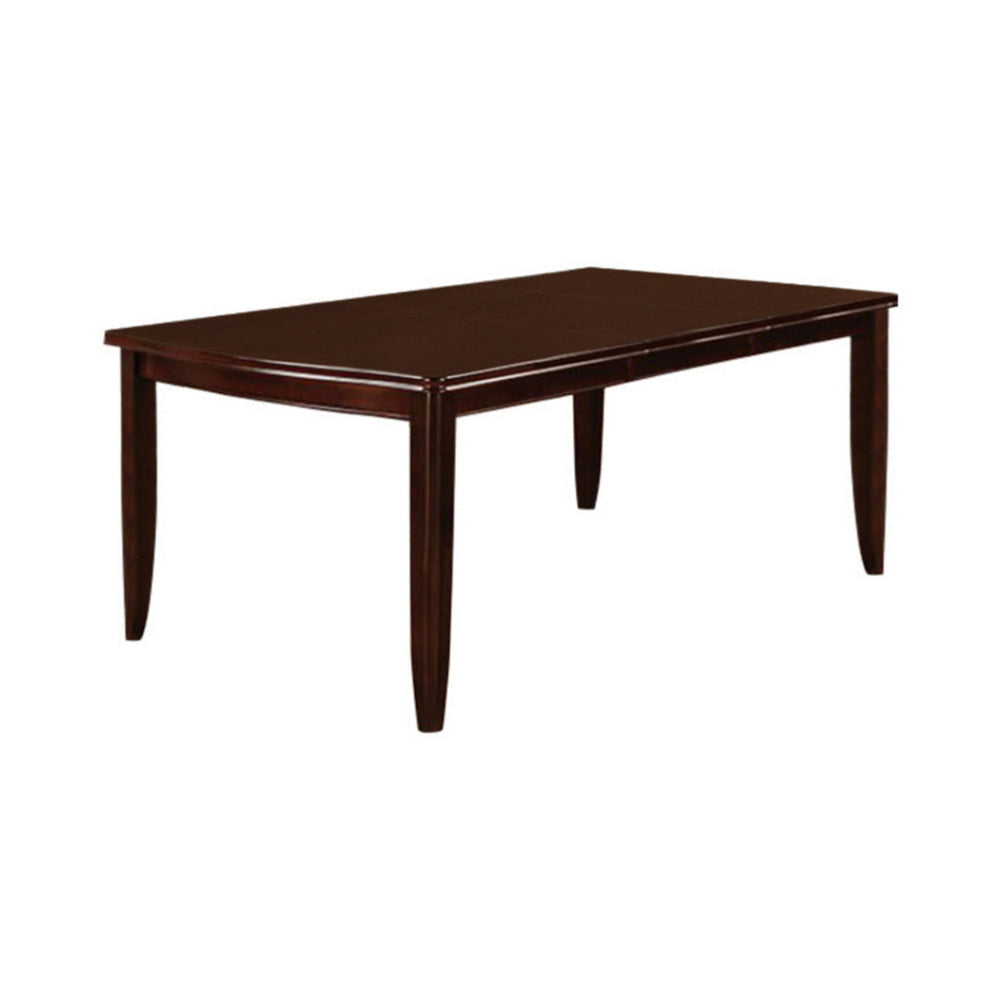 Transitional Dining Table, Espresso Brown