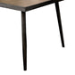 Vilhelm I Modern Gray Metal Dining Table By Casagear Home FOA-CM3360T