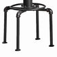 Metal Frame Bar Stool With Wooden Seat In Black And Natural Brown Set Of 2 By Casagear Home FOA-CM3367BC-2PK