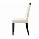 Side Chair Set of 2 | Luminar | White Cal Foam | Black Finish