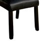 Grandstone I Contemporary Side Chair With Black Finish, Set of 2 By Casagear Home