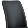 Leatherette Upholstered Side Chair with U-Shape Cantilever Base Pack Of 2,Black By Casagear Home FOA-CM3918SC-2PK