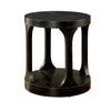 Carrie Transitional End Table, Antique Black By Casagear Home
