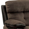 HADLEY I Transitional 1 Recliner Chair Brown By Casagear Home FOA-CM6870-CH