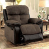 HADLEY I Transitional 1 Recliner Chair, Brown By Casagear Home