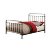 Metal Full Size Platform Bed with Headboard & Footboard Deep Bronze By Casagear Home FOA-CM7701GM-F