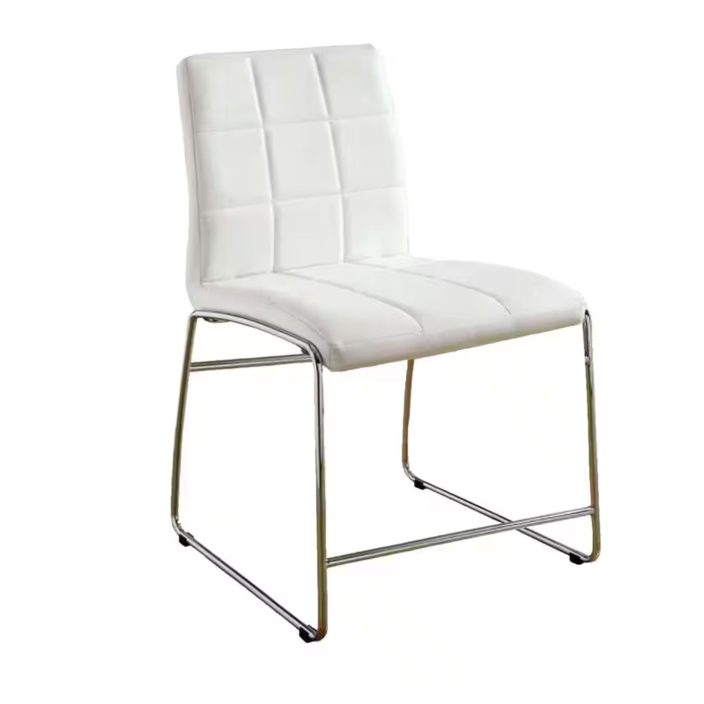 Kona II Contemporary Counter Height Chair, White Finish, Set of 2 - CM8320WH-PC-2PK