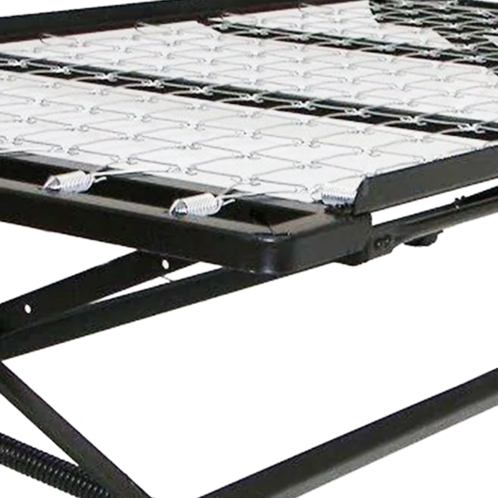 Trundle Bed | Pop Up Frame | High Carbon Rail Steel | Black FOA-MT-POPUP-39