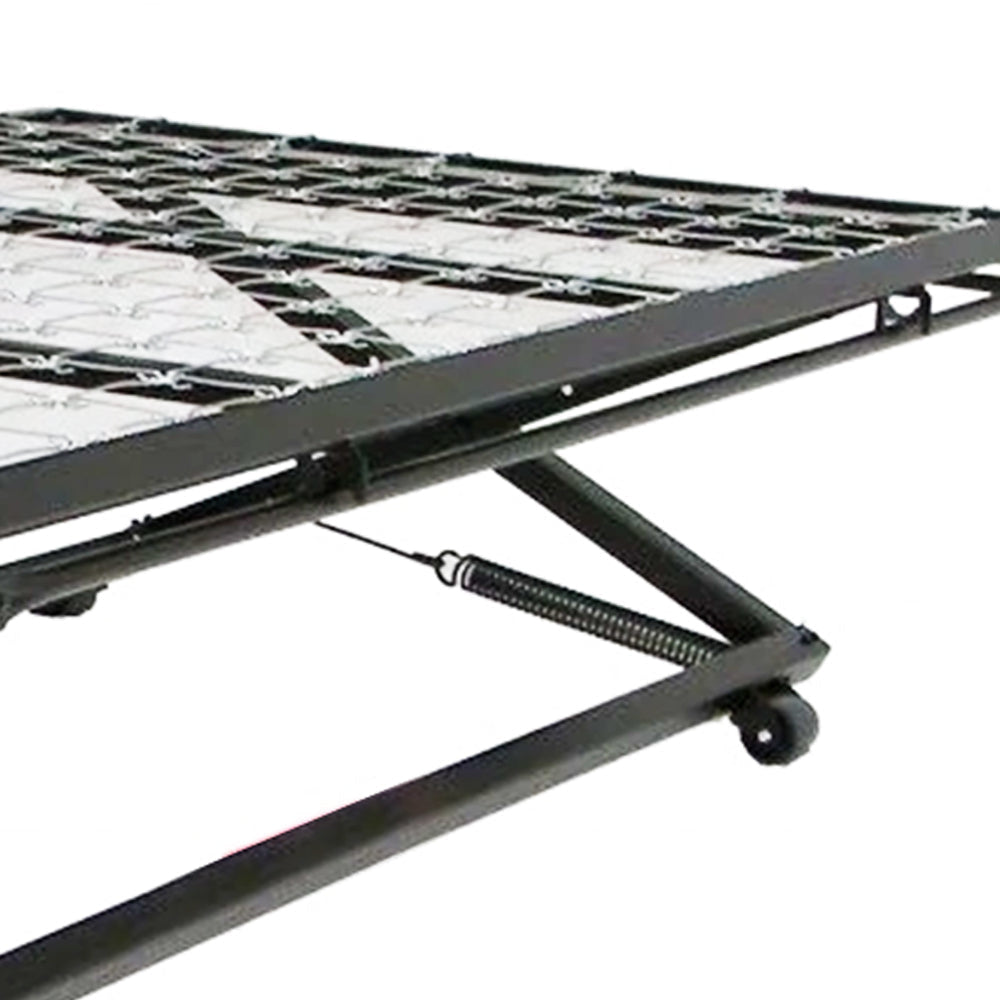 Trundle Bed | Pop Up Frame | High Carbon Rail Steel | Black FOA-MT-POPUP-39