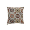 Contemporary Style Floral Designed Set of 2 Throw Pillows Orange FOA-PL6024OR-L-2PK