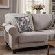 Armchair | 32" Contemporary | Geometric Fabric | Gray