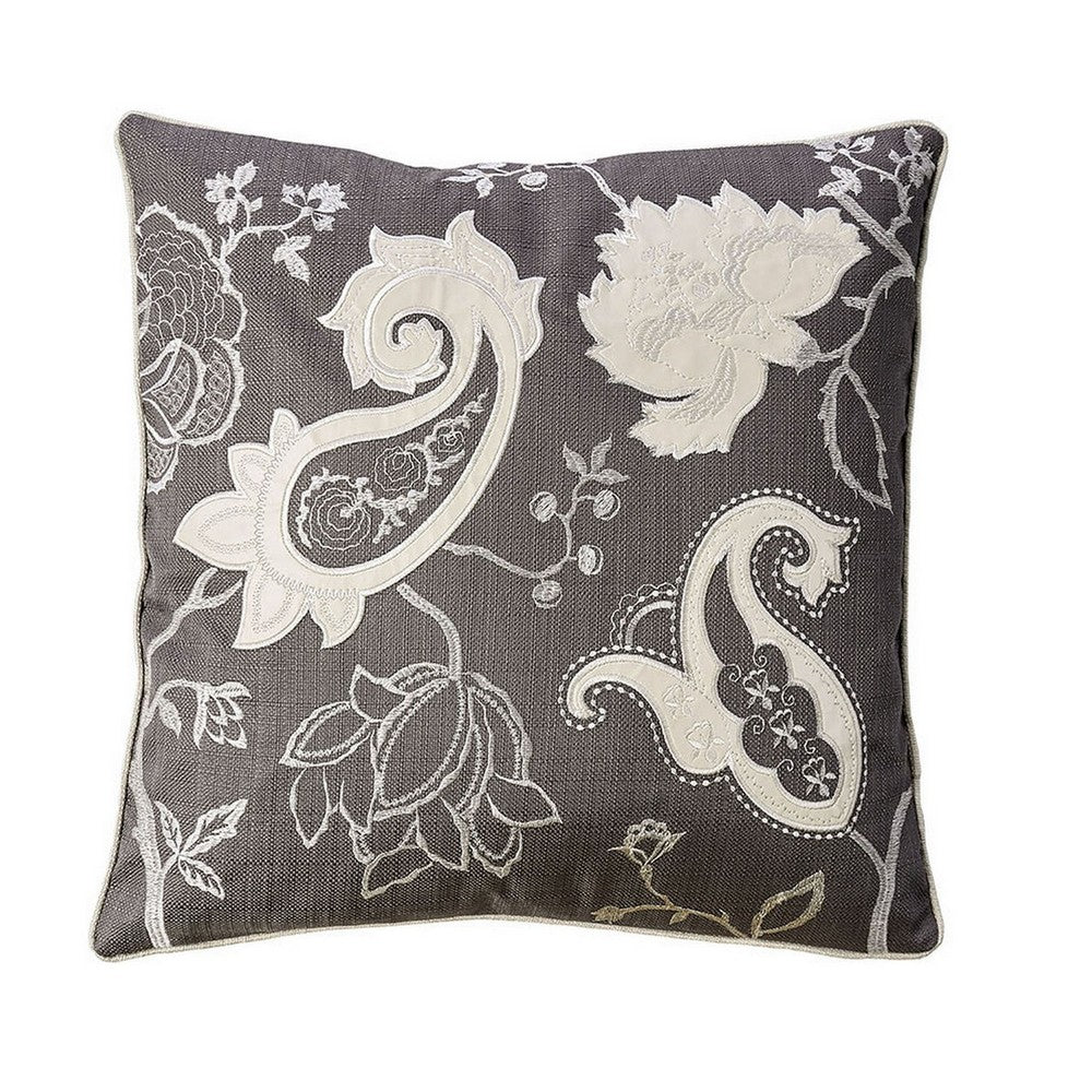 Armchair | 32" Contemporary | Geometric Fabric | Gray