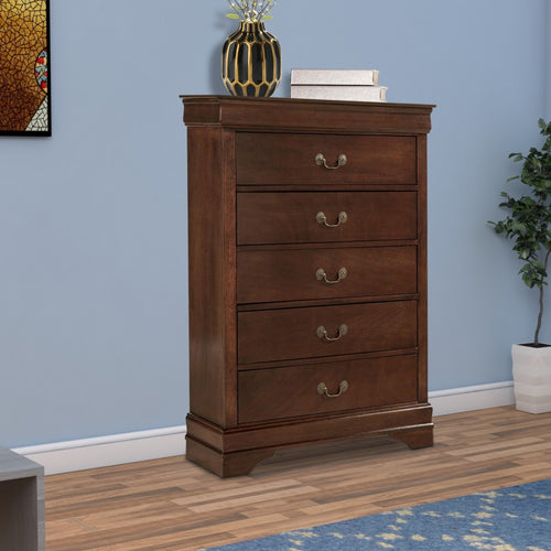 Dresser | 6 Drawer | Wood PVC Blend | Black Finish