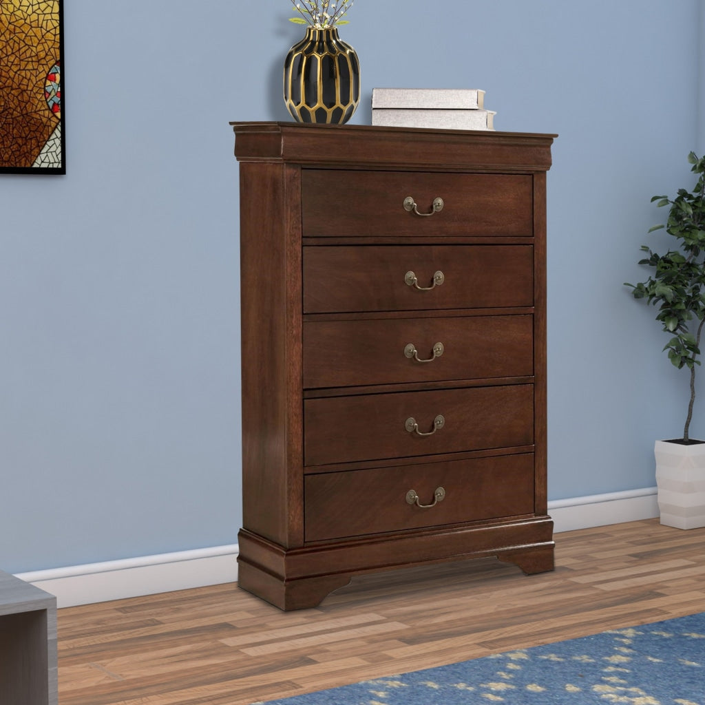 Dresser | 6 Drawer | Wood PVC Blend | Black Finish