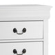 Wooden Night Stand With 2 Spacious Drawers White HME-2147W-4