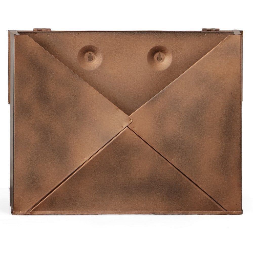 Envelope Shaped Wall Mount Metal Mail Box By The Urban Port