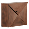 Envelope Shaped Wall Mount Metal Mail Box, Copper By The Urban Port