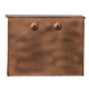 Envelope Shaped Wall Mount Metal Mail Box, Copper By The Urban Port