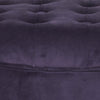 Ottoman | Button Tufted Velvet | Hidden Storage | Purple Brown KFN-K6171-B204