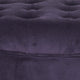 Ottoman | Button Tufted Velvet | Hidden Storage | Purple Brown KFN-K6171-B204