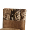 Dual Tone Fabric Upholstered Wooden Bar Stool Brown - BS216MOSS01U LHD-BS216MOSS01U