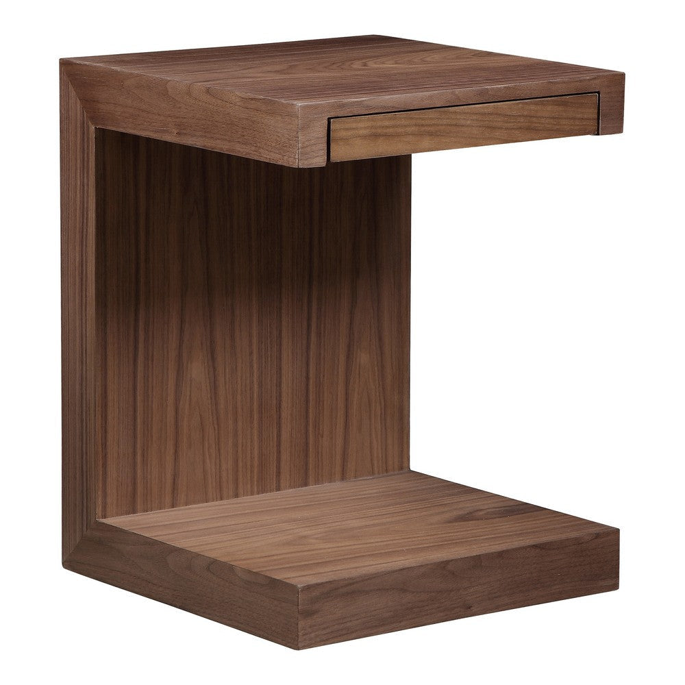 Zio Side Accent Table Walnut Brown MCN-AD-1025-03