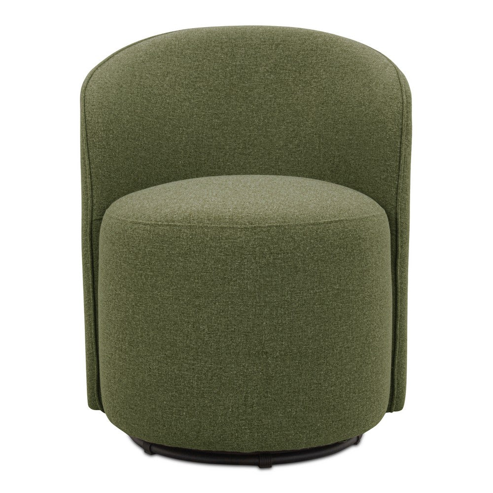 Sylvie Outdoor Swivel Dining Chair Green
