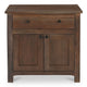 Gene Charging Nightstand Dark Brown