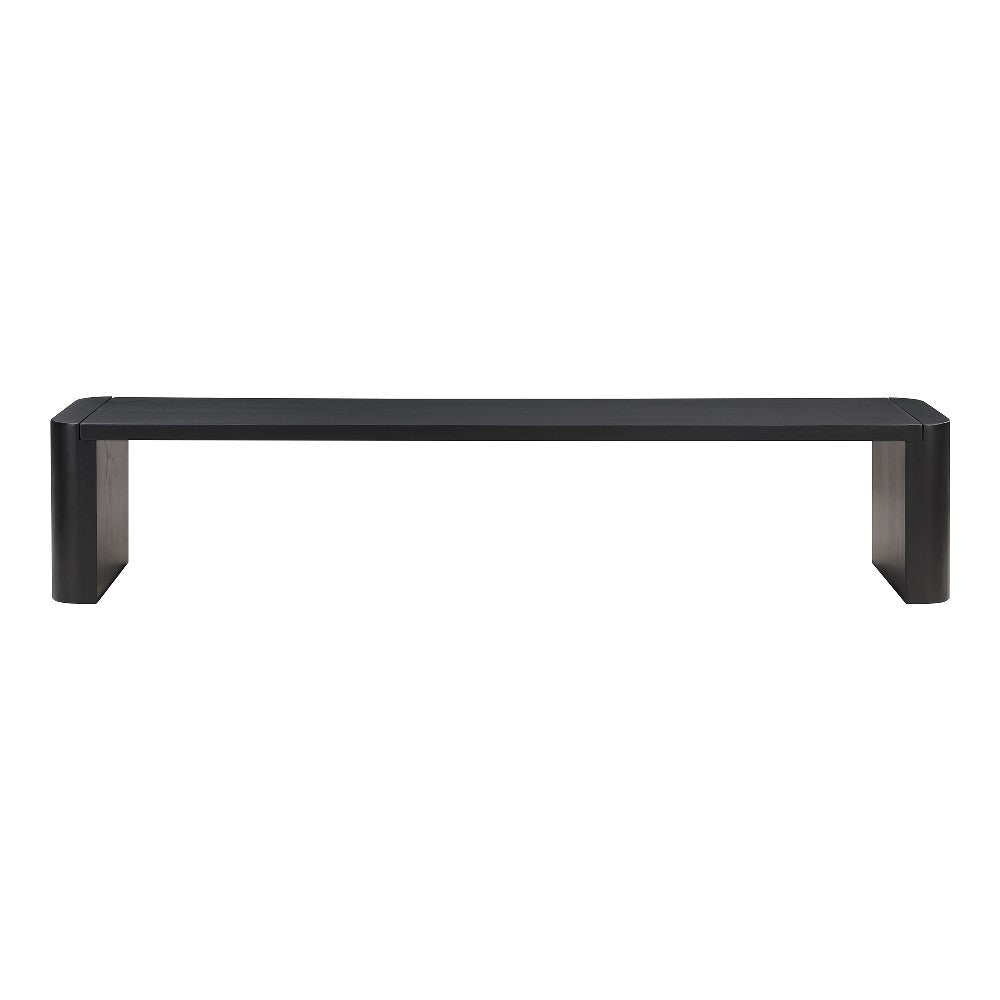 Post Large Dining Bench Black MCN-BC-1121-02-0