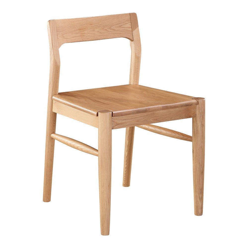 Owing Dining Chair Natural Oak - Set Of Two MCN-BC-1123-24