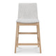 Deco Oak Counter Stool Light Grey
