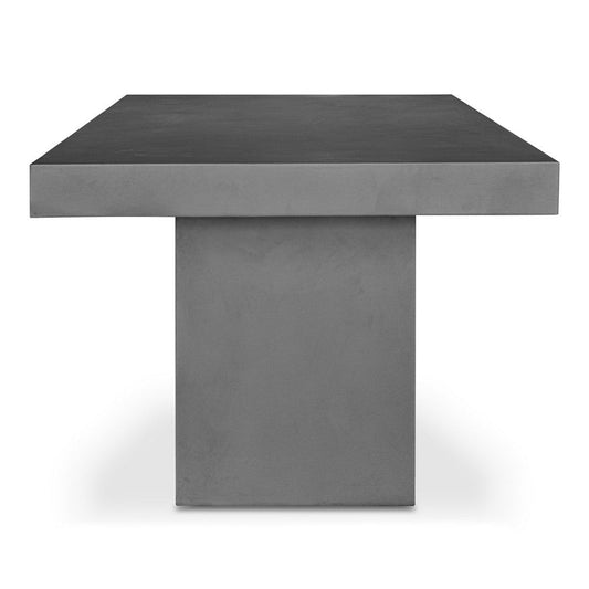 Antonius Outdoor Dining Table Dark Grey