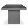 Antonius Outdoor Dining Table Dark Grey