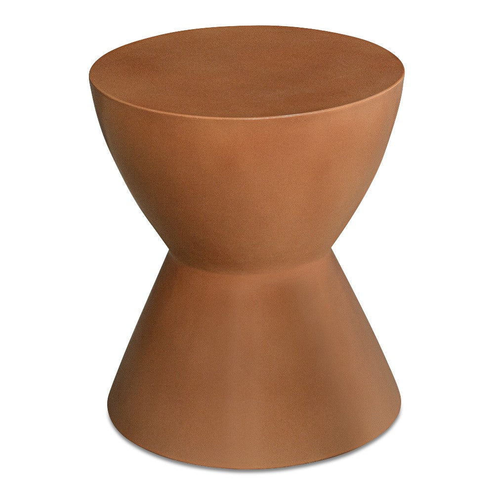 Hourglass Outdoor Stool Terracotta MCN-BQ-1022-23