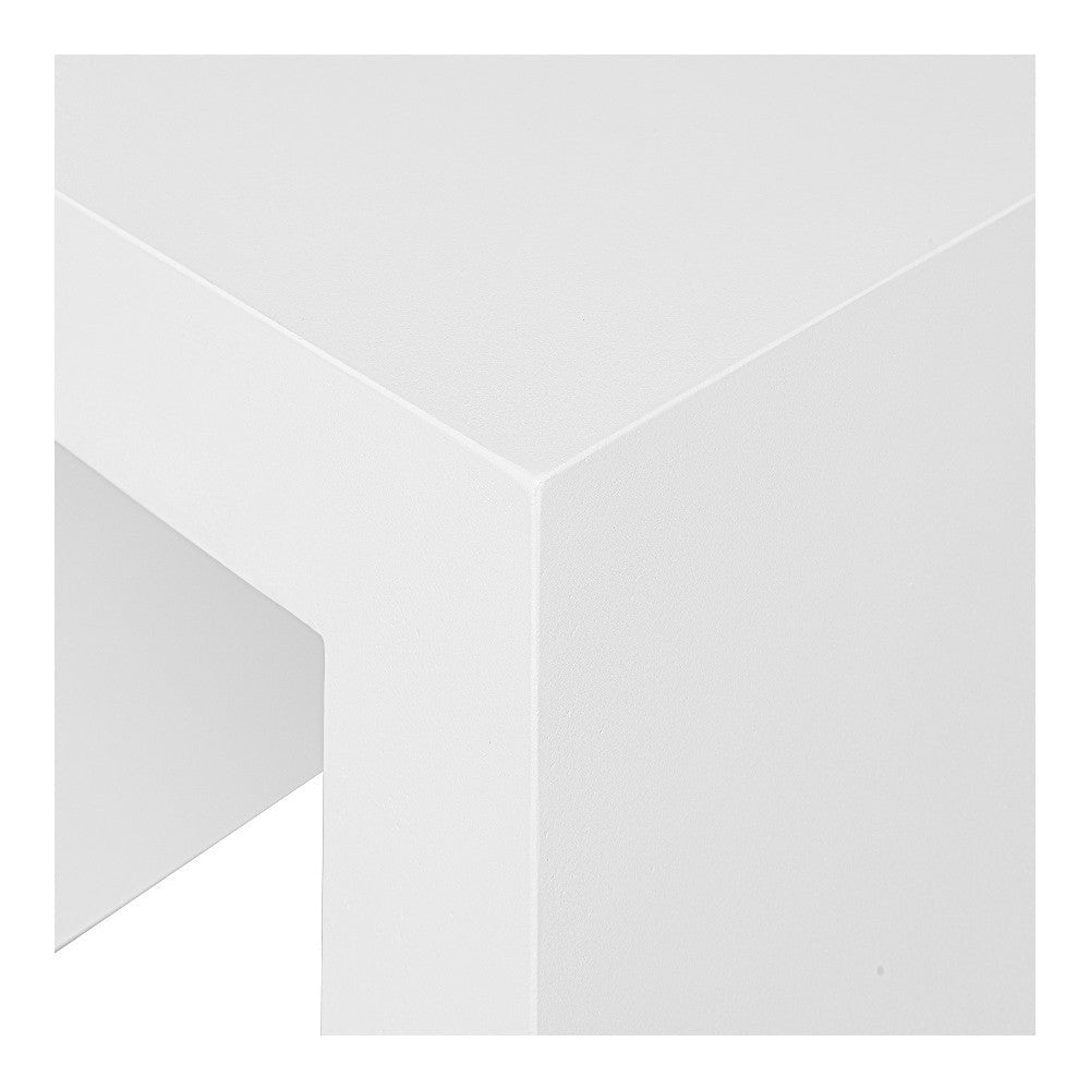 Lazarus Outdoor Stool White