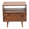 O2 Nightstand Brown