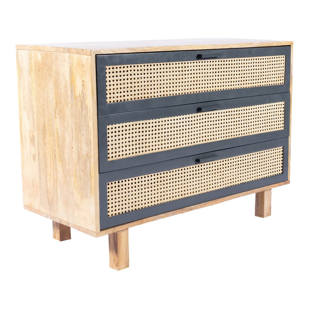 Ashton 3 Drawer Chest Natural