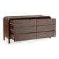 Rye 6 Drawer Dresser Warm Brown MCN-BZ-1144-03