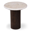 Landon Accent Table Beige Travertine MCN-BZ-1154-34