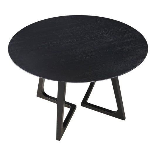 Godenza Round Dining Table Black