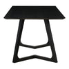 Godenza Rectangular Dining Table Black