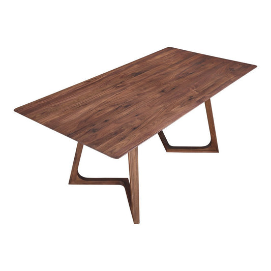 Godenza Rectangular Dining Table Brown