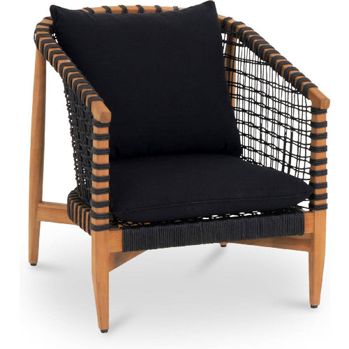 Kuna Outdoor Lounge Chair Black