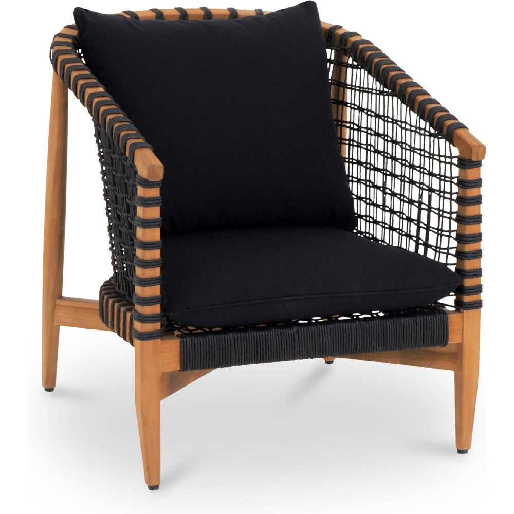 Kuna Outdoor Lounge Chair Black