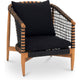 Kuna Outdoor Lounge Chair Black