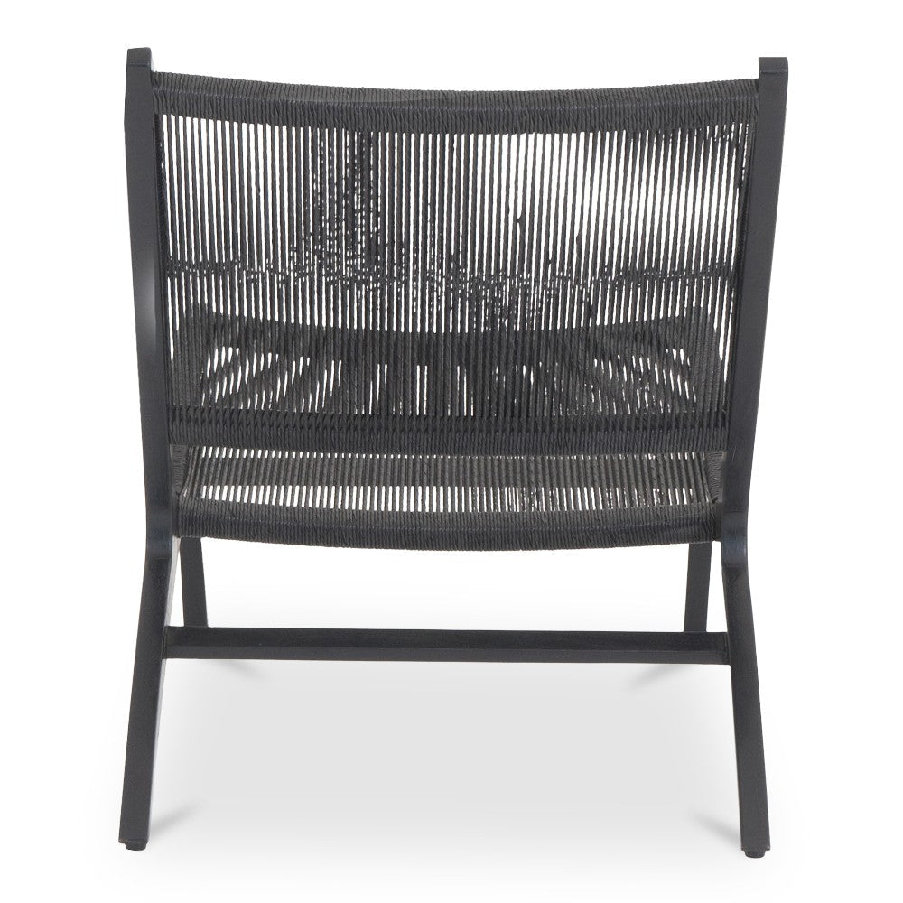 Palma Outdoor Lounge Chair Black