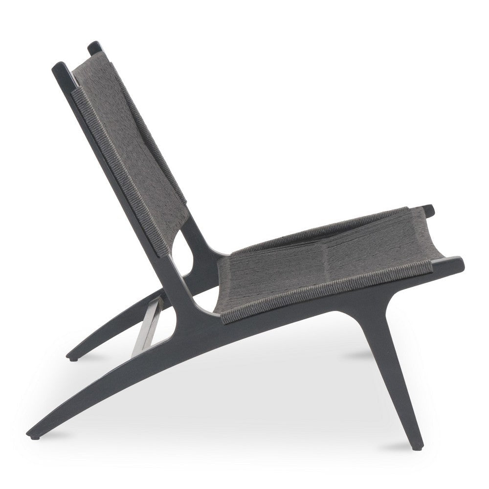 Palma Outdoor Lounge Chair Black