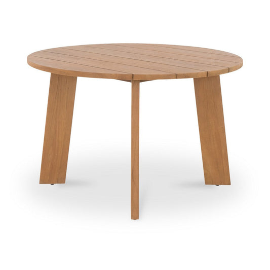 Delta Round Outdoor Dining Table Natural