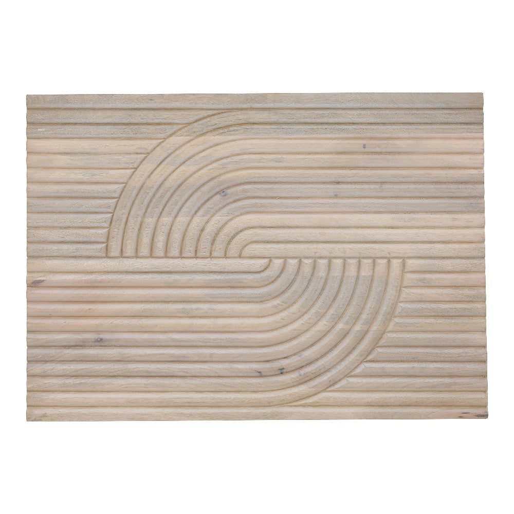 Knott Carved Wood Wall Art White Wash MCN-DD-1043-18